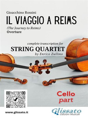 cover image of Cello part of "Il viaggio a Reims" for String Quartet